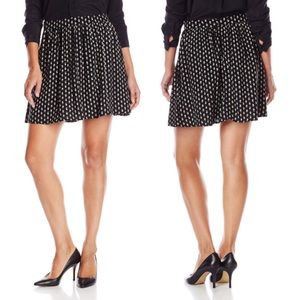 Lucky Brand Floral Woodstamp Print Mini Skirt